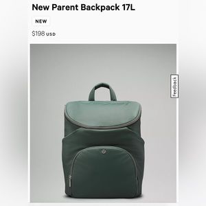 Lululemon new parent backpack